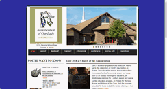 Desktop Screenshot of annunciationgurnee.org